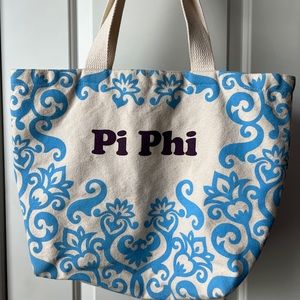 Pi Phi Sorority Tote Bag
